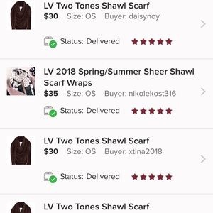 5 starts scarf Seller